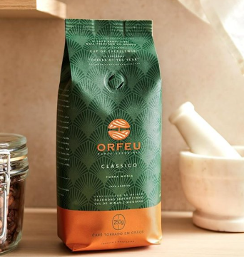 ORFEU Café Em Grãos Clássico 250G - Ekonomia