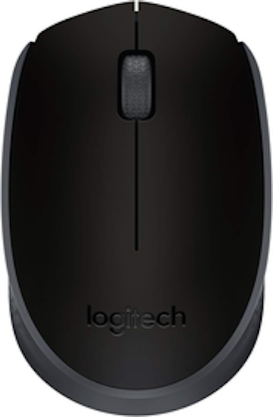 Mouse sem fio Logitech M170 com Design Ambidestro Compacto, Conexão USB e Pilha Inclusa - Preto - Ekonomia