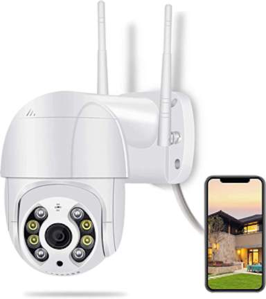 Wifi Hd 1080p A8 Câmera de Segurança, Câmera Ip Icsee Prova D'água Infravermelho Externa（Smartcamera-A08） - Ekonomia