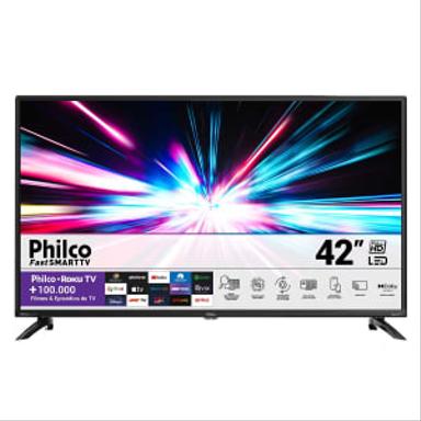 Smart TV Philco 42 polegadas PTV42G6FR2CPF Full HD LED Dolby Audio Roku TV - Ekonomia