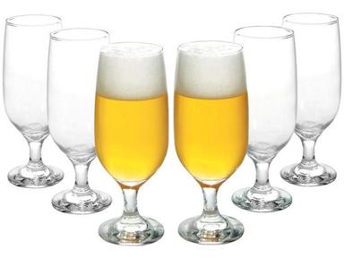 Conjunto de Taças de Vidro para Cerveja 6 Peças - 300ml Nadir Floripa 7732 - Ekonomia