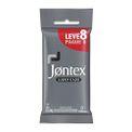 Preservativo Camisinha Jontex Lubrificado - Leve 8 Pague 6 Unidades, Jontex, Branco, 8un, pacote de 6 - Ekonomia