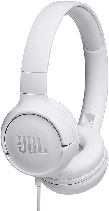 Fone de Ouvido JBL Tune 500 On Ear Branco - JBLT500WHT - Ekonomia