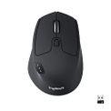 Mouse sem fio Logitech M720 Triathlon com Tecnologia FLOW, USB Unifying ou Bluetooth para até 3 dispositivos e Pilha Inclusa - Ekonomia
