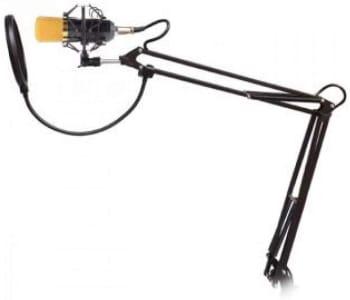Kit Gravação Microfone Condensador de Estúdio BM700 com Acessórios - Ekonomia