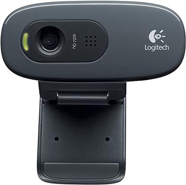 Webcam HD Logitech C270 com Microfone Embutido e 3 MP para Chamadas e Gravações em Vídeo Widescreen - Ekonomia