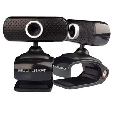 Webcam Multilaser 480p, USB, com Microfone Integrado e Sensor CMOS - WC051 - Ekonomia