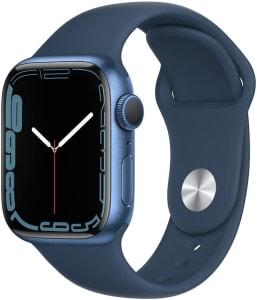 Apple Watch Series 7 GPS, Caixa em alumínio azul de 41 mm com Pulseira esportiva azul abissal - Ekonomia