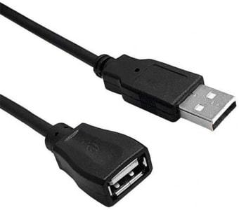 Cabo Extensão de USB Macho/Femea Versão 2.0 com 1,50m - MD9 - Ekonomia