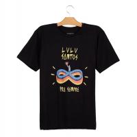 Lulu Santos Camiseta Lulu Santos - Pra Sempre GG | Preta - Ekonomia