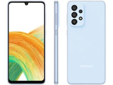Smartphone Samsung Galaxy A33 128GB Azul 5G - 6GB RAM 6,4” Câm. Quádrupla + Selfie 13MP - Ekonomia