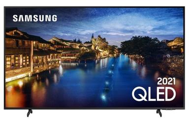Smart TV 50" Qled Samsung 4k 50Q60A Modo Game Som Em Movimento Virtual Tela Sem Limites Design Slim - Ekonomia