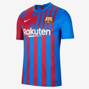 Camisa Nike Barcelona I 2021/22 Torcedor Pro Masculina - Azul - Ekonomia