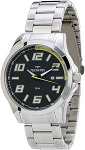 Relógio Technos Pulseira de Aço Inoxidável Masculino Prata - 2115KNE/1Y - Ekonomia