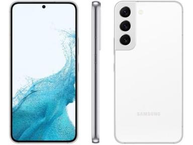 Smartphone Samsung Galaxy S22 256GB Branco - 8GB RAM Tela 6,1” Câm. Tripla + Selfie 10MP - Ekonomia