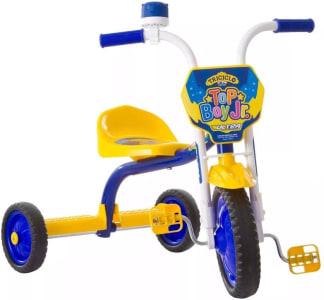 Triciclo Ultra Bike Top Boy Jr Velotrol Motoca Azul/Amarelo - Ekonomia