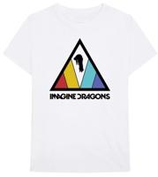 Imagine Dragons Camiseta Imagine Dragons - Triangle Logo - Front Print Only White P | Branca - Ekonomia