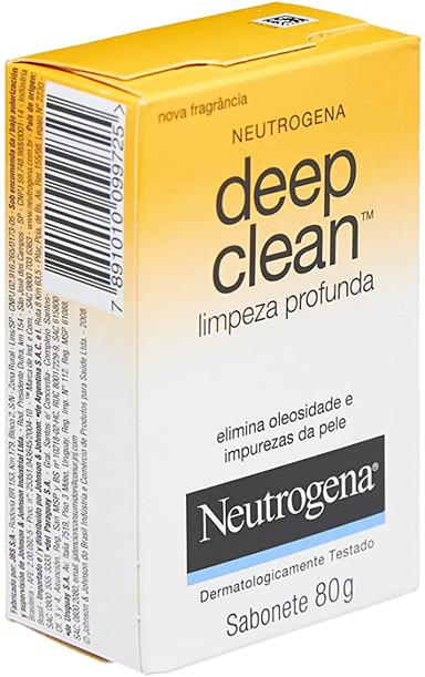 Neutrogena, Sabonete Facial Deep Clean, 80g - Ekonomia