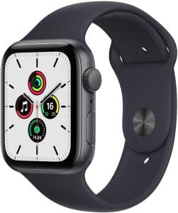 Apple Watch SE (GPS), Caixa em alumínio cinzento sideral de 44 mm com Pulseira esportiva meia-noite - Ekonomia